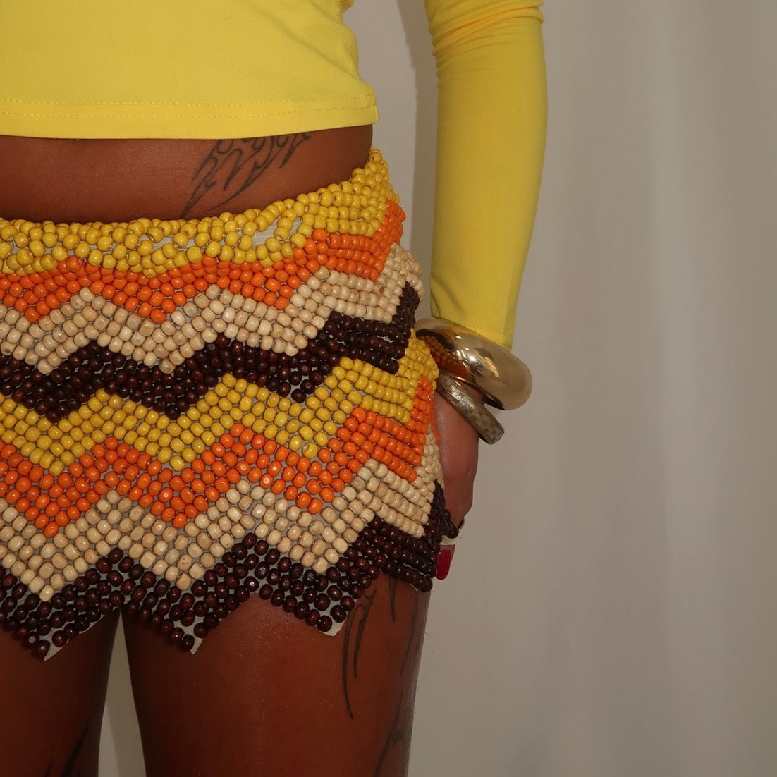 “Zigzag” mini skirt (Ready to ship)