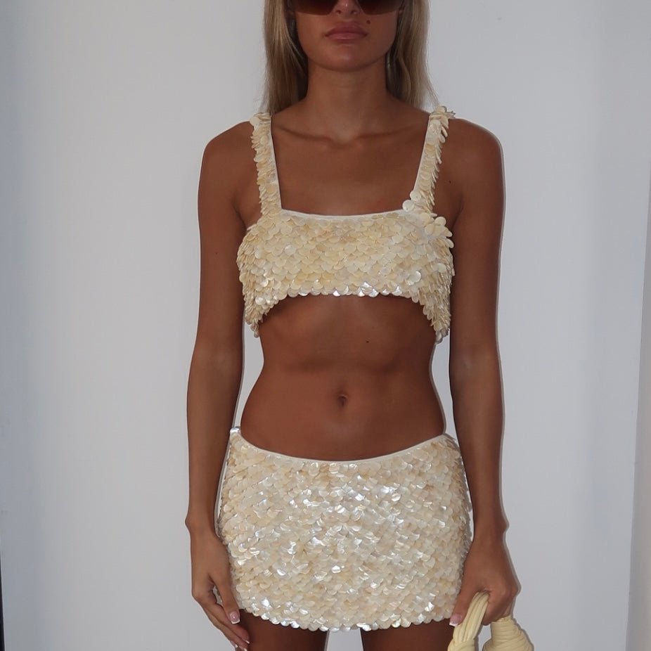 “Scale” Crop Top