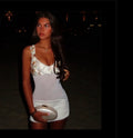 “Mother of pearl” mini dress