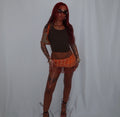“Tribe” mini skirt