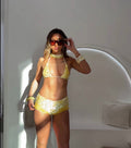 “Scale” three piece in Lemon