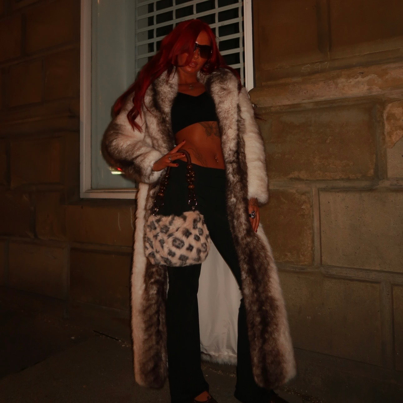 Arctic faux fur coat (Ready to ship)