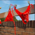 “Scale” bikini in orange