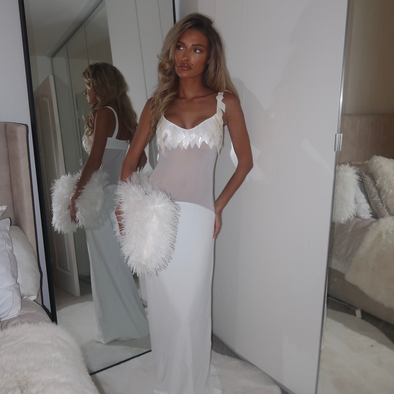 “Mother of pearl” Glacier dress