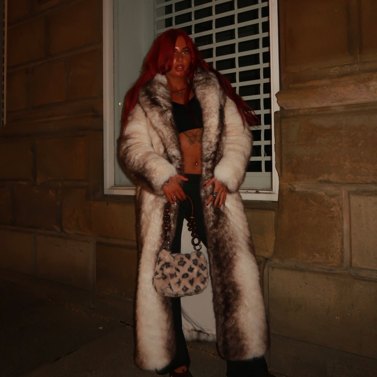 Arctic faux fur coat (Ready to ship)