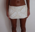 “Aztec” skirt in cream