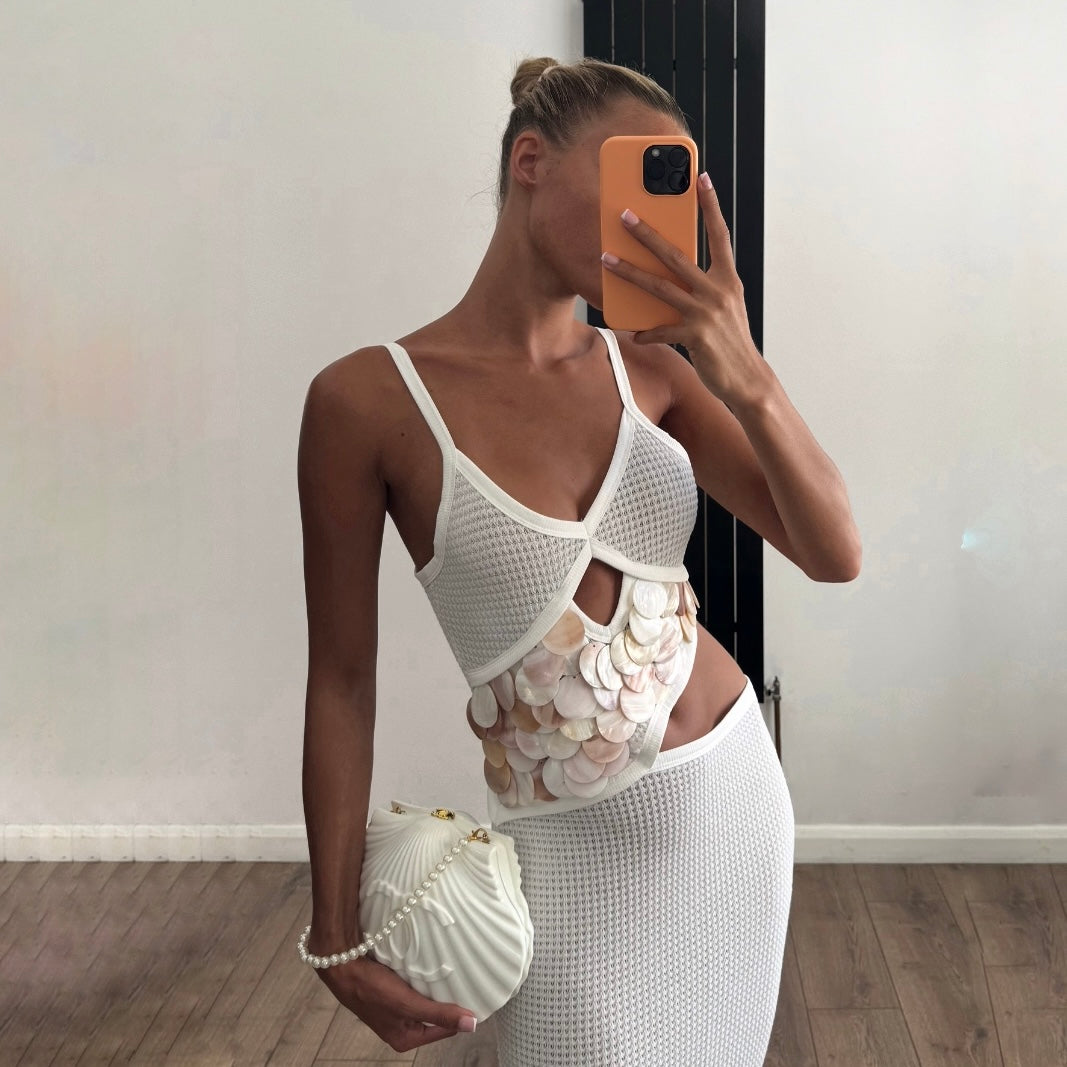 “Sister of Pearl” Maxi dress