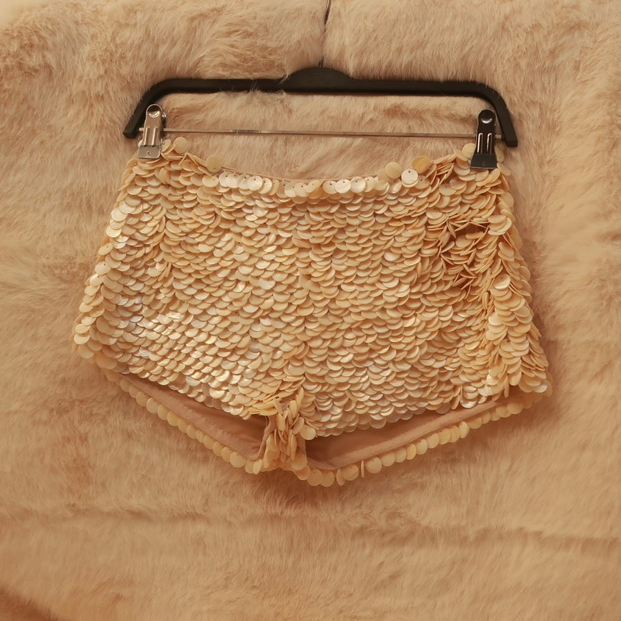 “Scale” micro mini shorts