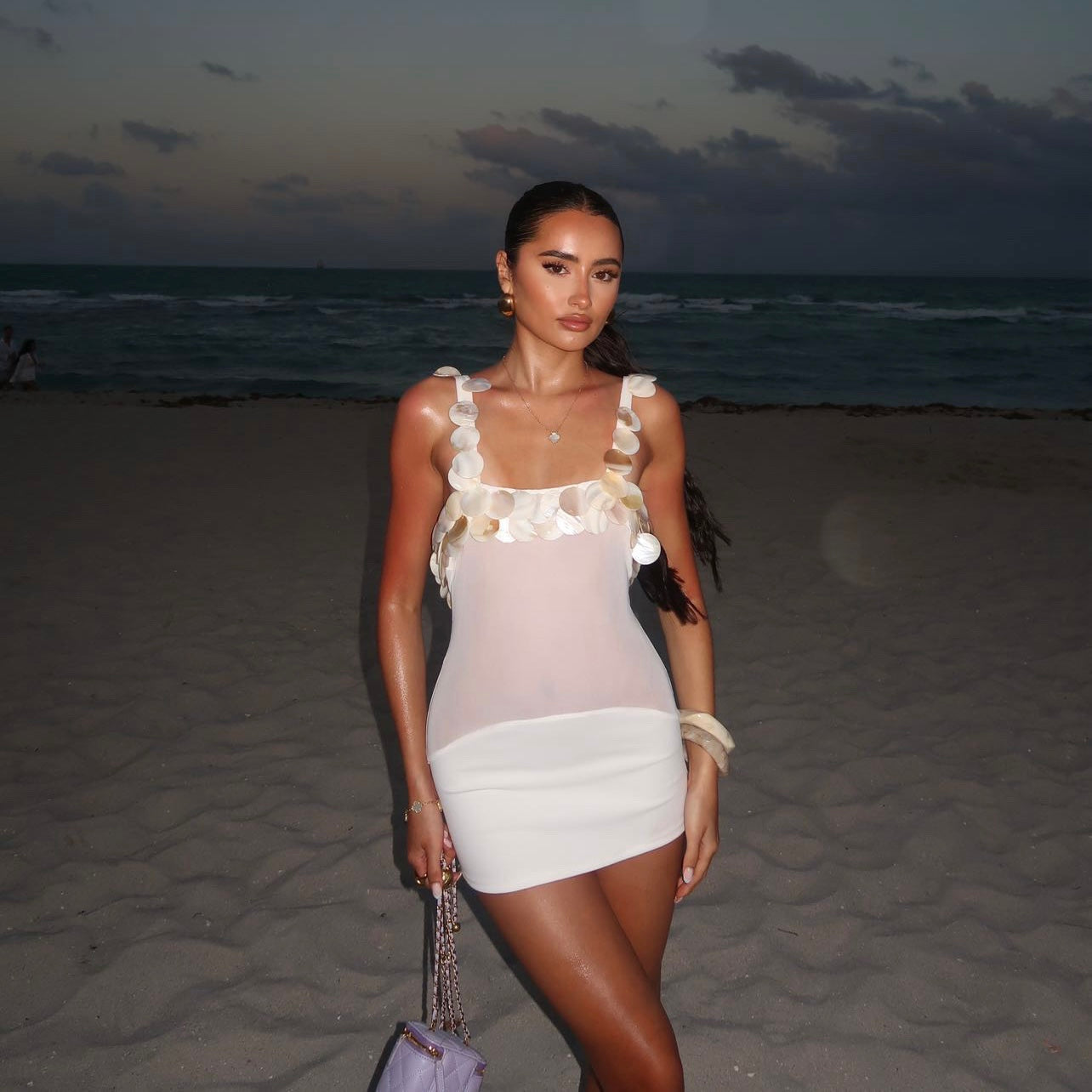 “Mother of Pearl” Mini dress