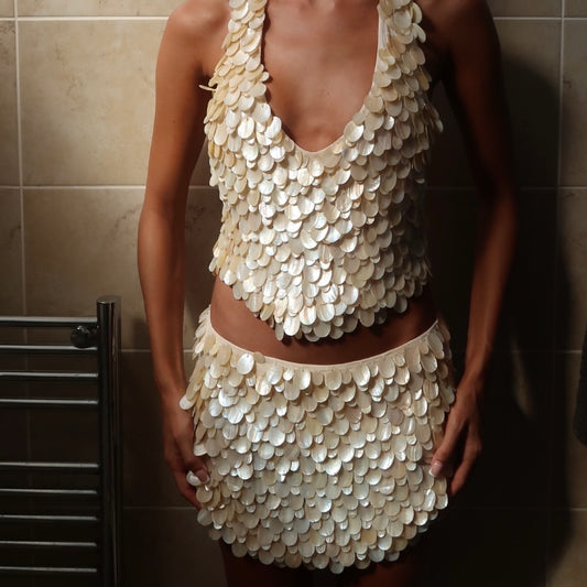 “Seychelles” Skirt in “Almond”