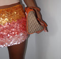 Ombre “Scale” Skirt in Warm Sunrise